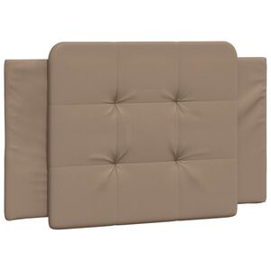 vidaXL Pernă pentru tăblie pat, Zadar, cappuccino, 80 cm, piele artificială