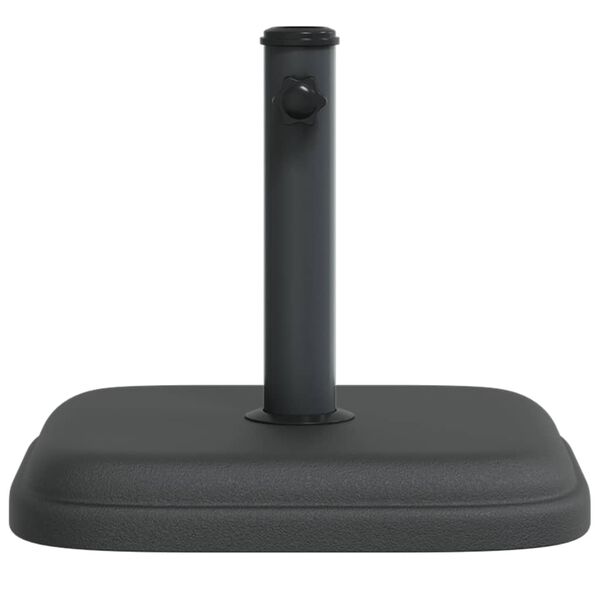 vidaXL Suport umbrelă pentru st&acirc;lpi &Oslash;32/35/38 mm, 11 kg, pătrat