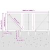 vidaXL St&acirc;lp de gard. Gri 50 x 1,4 m (plasă 25 x 25 mm) Oțel și PVC