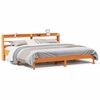 vidaXL Cadru de pat fără saltea, maro ceruit 180x200 cm lemn masiv pin