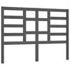 vidaXL Tăblie de pat, gri, 166x4x104 cm, lemn masiv de pin