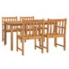 vidaXL Set mobilier de grădină, 5 piese, lemn masiv de acacia
