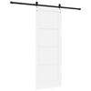 vidaXL Ușă glisantă ORKDAL Alb 78 x 211 cm Lemn de pin masiv