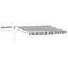 vidaXL Cort electric retractabil Antracit și Alb 3,5 x 2,5 m