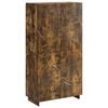 vidaXL Bufet Stejar fumuriu 79 x 41 x 151 cm Lemn prelucrat