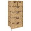 vidaXL Unitate de depozitare cu 6 coșuri, 47x37x100 cm zambilă de apă