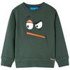Bluzon pentru copii, verde &icirc;nchis, 104