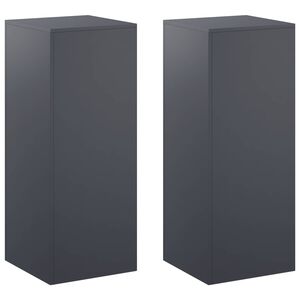 vidaXL Suport pentru plante 2 pcs Antracit 40 x 40 x 100 cm