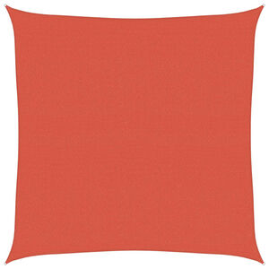 vidaXL P&acirc;nză parasolar, cărămiziu, 7x7 m, HDPE, 160 g/m&sup2;