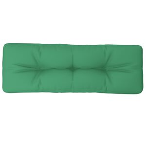 vidaXL Pernă de paleți, verde, 120x40x12 cm, material textil