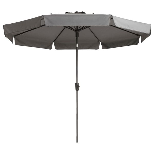 Madison Umbrelă de grădină Flores Luxe, gri deschis, 300 cm, rotundă