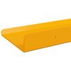 vidaXL Raft suspendat 2 pcs Galben muștar 30 x 9 x 2,5 cm Oțel