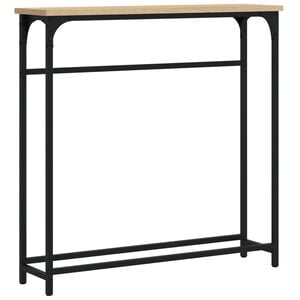vidaXL Masă consolă din stejar Sonoma, 75x19,5x75 cm, lemn stratificat