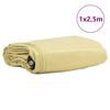 vidaXL P&acirc;nză 650g / m&sup2; Bej 1 x 2,5 m P&acirc;nză cu acoperire PVC