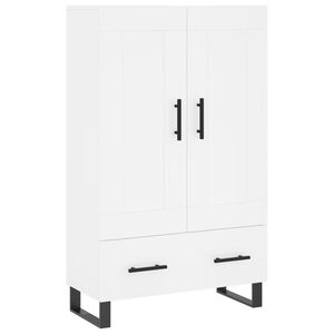 vidaXL Dulap &icirc;nalt, alb, 69,5x31x115 cm, lemn prelucrat