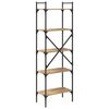 vidaXL Bibliotecă Stejar Artizanal 56 x 32 x 174 cm Lemn compozit