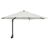 vidaXL Parasol de Grădină Nisipiu 248 x 248 x 148 cm Poliester și oțel