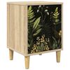 vidaXL Dulap de noapte RHENEN Stejar Sonoma 36 x 33 x 50 cm