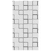 vidaXL Jaluzea cu rolă de duș 130x240 cm lățime material 126 cm