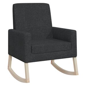 vidaXL Scaun balansoar, negru, material textil