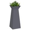 vidaXL Vază pe pilon Antracit 40 x 40 x 100 cm