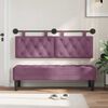 vidaXL Cap de pat suspendat Pe perete Violet 130 x 55 x 7 cm Catifea