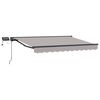 vidaXL Cadru manual de marchiză cu LED-uri 3 x 2,5 m