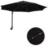 vidaXL Parasol de Grădină Manual Negru și negru 248 x 248 x 148 cm