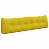 vidaXL Perna pentru spate Galben 180 x 24 x 50 cm Catifea