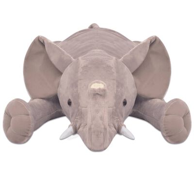 vidaXL Elefant de pluș de jucărie XXL, 120 cm