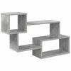 vidaXL Raft suspendat Montare pe perete Gri Beton 87 x 20 x 55 cm