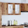 vidaXL Dulap de bucătărie cu ușă din sticlă din lemn vechi &bdquo;Porto&rdquo;.