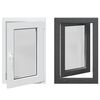 vidaXL Fereastră de subsol culoare internă albă RISOR 50 x 75 cm