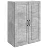 vidaXL Dulap montat pe perete Gri Beton 66 x 34,5 x 90 cm