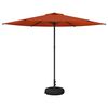 vidaXL Umbrelă de grădină cu bază Dreptunghiular 3 x 3 m Poliester