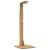 vidaXL Duș exterior 219 cm Lemn masiv de acacia și oțel inoxidabil Alb