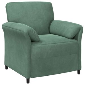 vidaXL Sofa cu un loc Verde Mării 88 x 83 x 95 cm Catifea