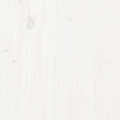 vidaXL Compostor, alb, 82,5x82,5x99,5 cm, lemn masiv de pin