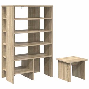vidaXL Dulap pentru pantofi 2 buc. 62 x 35 x 100 cm Lemn prelucrat