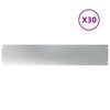 vidaXL Borduri de gazon 30 buc 20x103 cm Oțel galvanizat