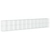 vidaXL Coș gabion cu capac, 1150x100x200 cm, fier galvanizat