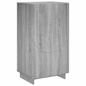 vidaXL Pantofar 48 x 38 x 87,5 cm Lemn compozit Sonoma gri