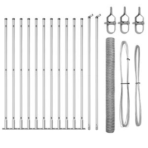 vidaXL St&acirc;lp de gard. Argintiu