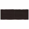 vidaXL Blat masă, 160x60x(2-4) cm, maro, lemn tratat contur organic