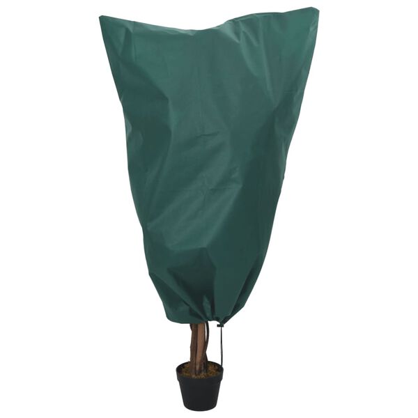 vidaXL Huse pentru plante din fleece cu șnur 8 buc. 70 g/m&sup2; 0,8x0,8 m