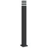 vidaXL Lampă de podea de exterior, negru, 110 cm, aluminiu