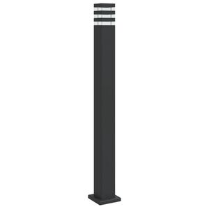 vidaXL Lampă de podea de exterior, negru, 110 cm, aluminiu