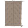 vidaXL Pernă bancă grădină, gri taupe 150x(50+50)x7cm material oxford
