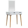 vidaXL Set de Dressing FAUSKE 2 pcs Alb 76 x 50 x 143 cm