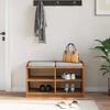 vidaXL Bancă pentru hol „SANDNES” 87x40x50 cm din lemn masiv de pin